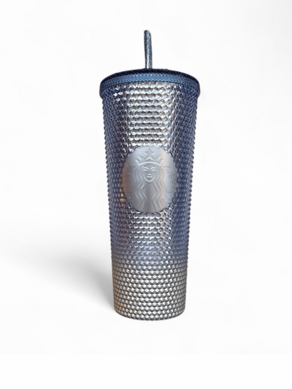 Starbucks baby blue Textured Studded Tumbler with Straw- never used-